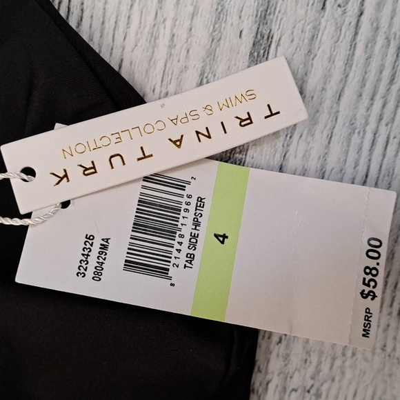 Trina Turk Monaco Tab Side Hipster Bikini Swim Bottoms 4 - Picture 6 of 10